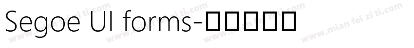 Segoe UI forms字体转换